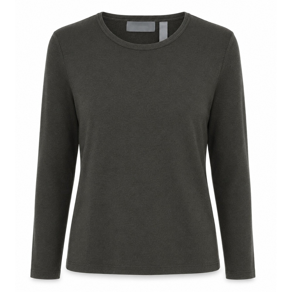 Liz Claiborne Sweater Petite Large Cottagecore Olive Brown Minimalist Knit